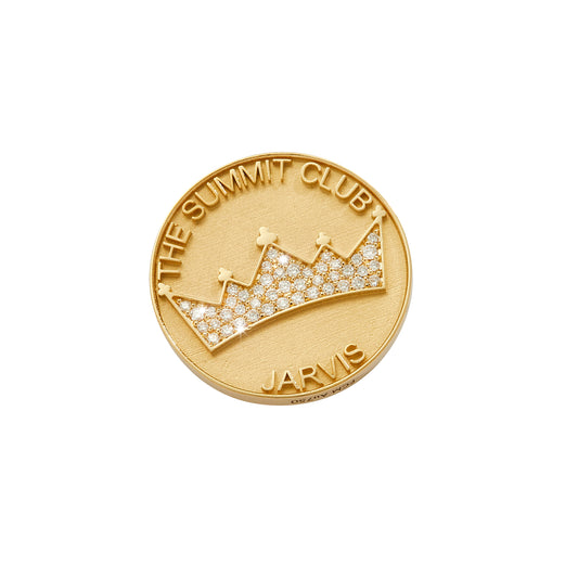 Medium Crown Diamond Micro Pave Golf Marker