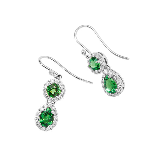 1 of 1 Signature Tsavorite and Diamond Earring